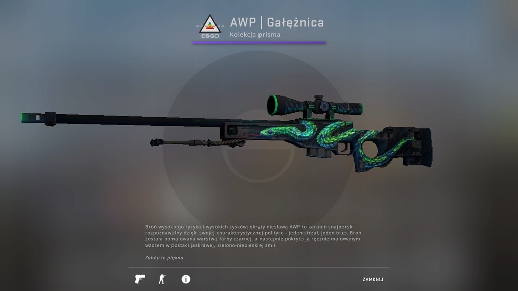 Skin Cs:Go AWP  Gałęźnica (Atheris) WW - 8520224572 - oficjalne